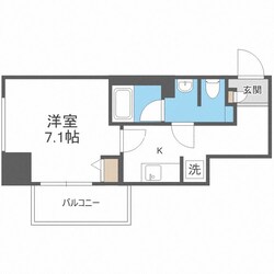 フォレステージュ北堀江の物件間取画像